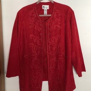 Fancy red jacket